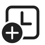 Shifts Add SVG Icon